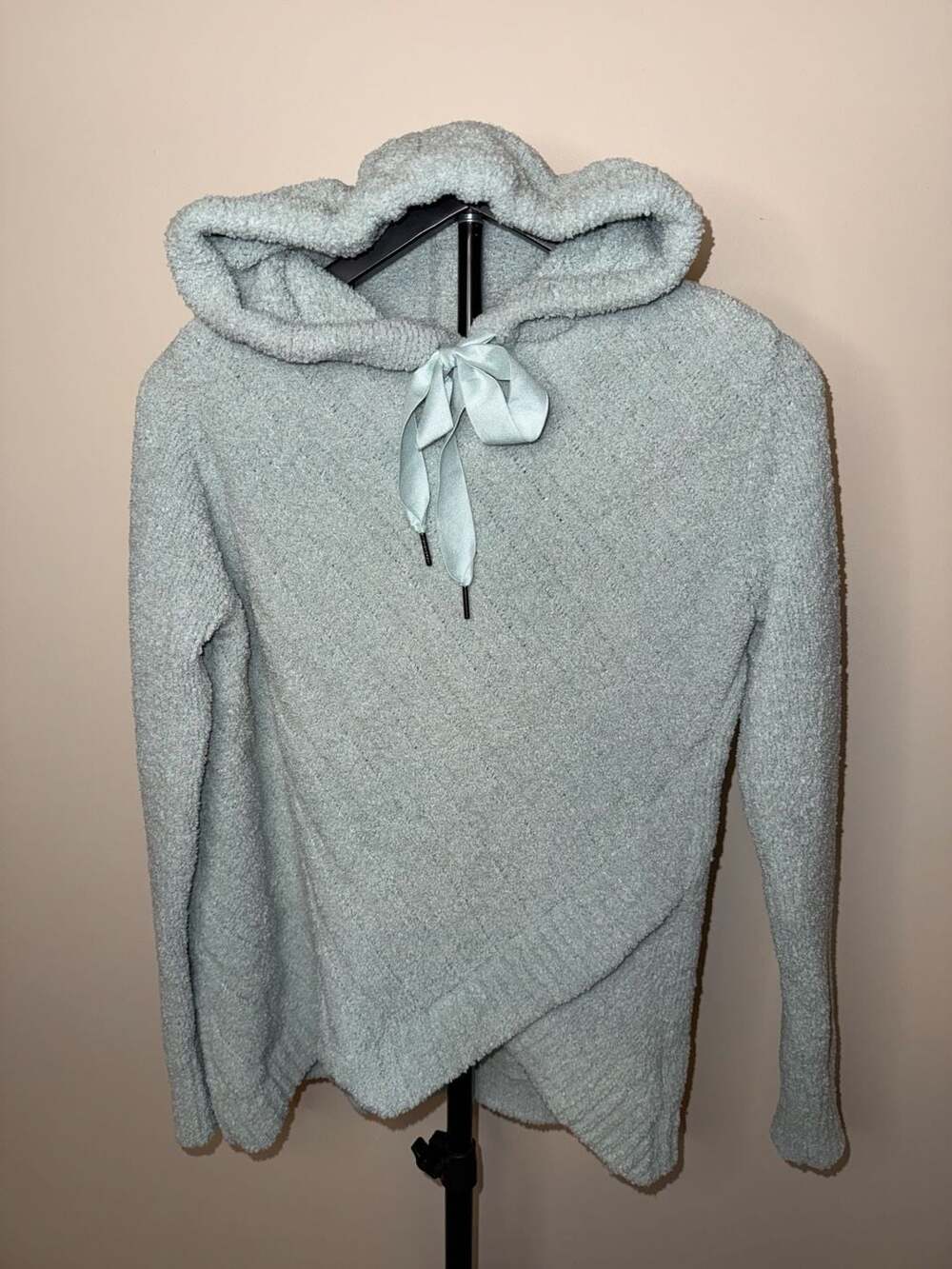 Simply Vera Vera Wang Crossover-Front Teddy Hoodie S